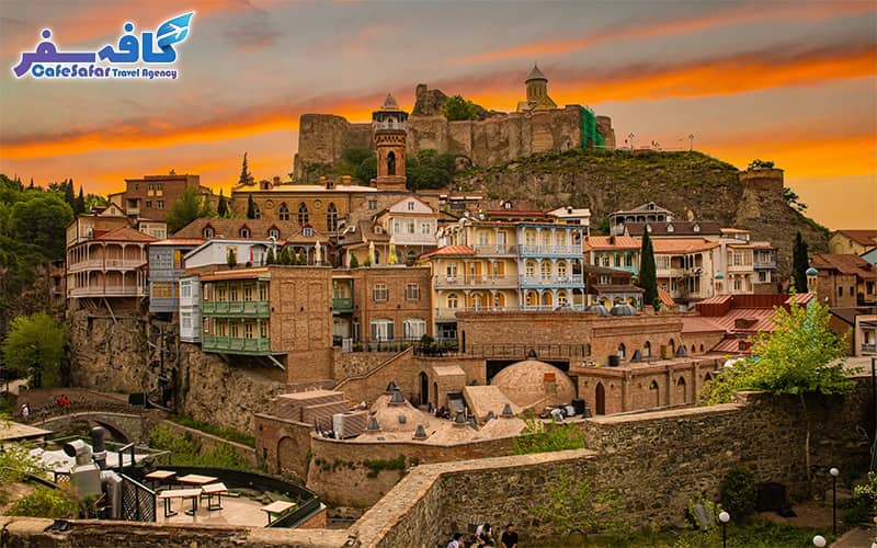 تصویری از قلعه ناریکالا در تفلیس، مناسب پکیج تور گرجستان و تفلیس