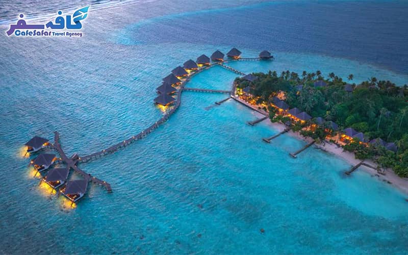 تصویری از آب‌های زلال و مرجان‌های رنگارنگ در دنیای زیر آب مالدیو، مناسب برای پکیج‌های تور مالدیو