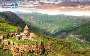 تصویری از صومعه باستانی تاتو در ارمنستان، مناسب برای پکیج‌های تور فرهنگی ارمنستان