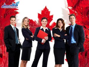 تصویری از نمای شهری مدرن در کانادا، مناسب برای مقاله مهاجرت کاری به کانادا و برنامه نیروی متخصص FSW