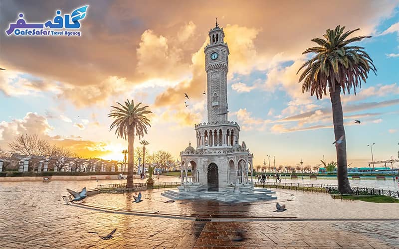 تصویری از برج ساعت کناک در ازمیر، مناسب برای پکیجهای تور ازمیر