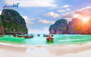 پوستر آفر تور پاتایا ارزان، نمای جزیره مرجانی و تفریحات آبی تایلند، رزرو آنلاین پکیج‌های مسافرتی در آژانس کافه سفر پاز